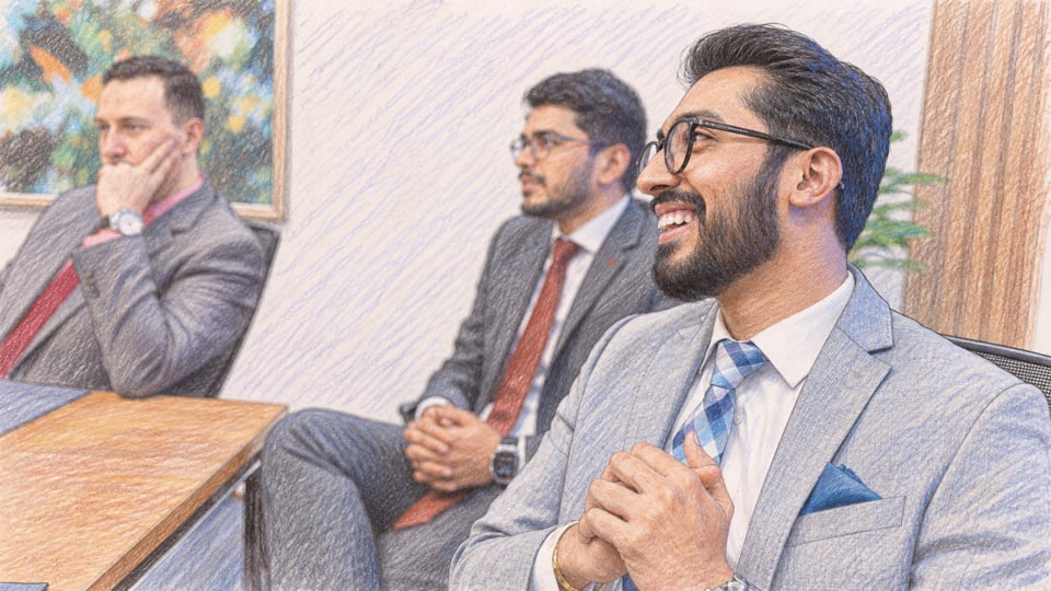 Colour pencil artwork for Dhruva Advisors — Corporate Film