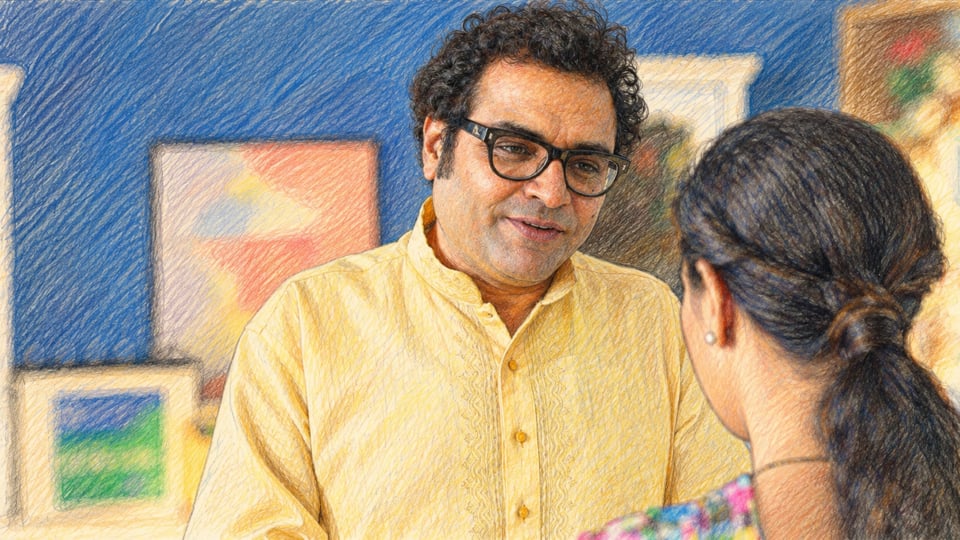Colour pencil artwork for Smarten — Marriage Anniversary