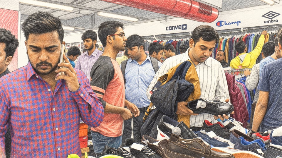 Colour pencil artwork for Brand Factory